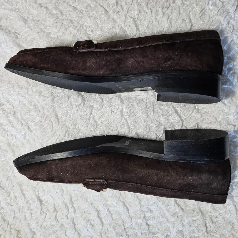 Bruno Magli Natalie Bit Loafer Size 10 Brown Suede